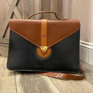 Leather Laptop Office Bag with Shoulder Strap